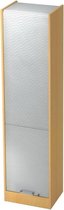 Wandkast - Beuken/Zilver - 50 x 40 x 200,4 cm - Signa R50 CE