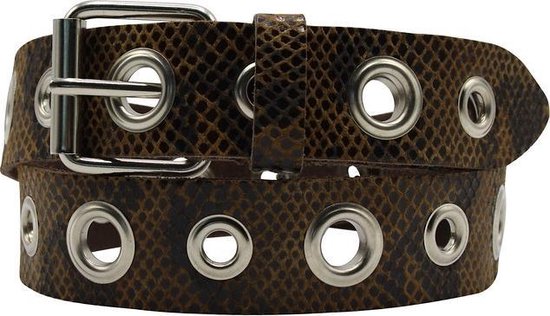 Ceinture Bruime - Ceinture Pitone Melody Cognac Ladies - Ceinture pantalon Femme - Ceinture femme - Ceintures femme - Ceinture homme - ceintures homme - ceinture - ceintures - Ceinture design - luxe