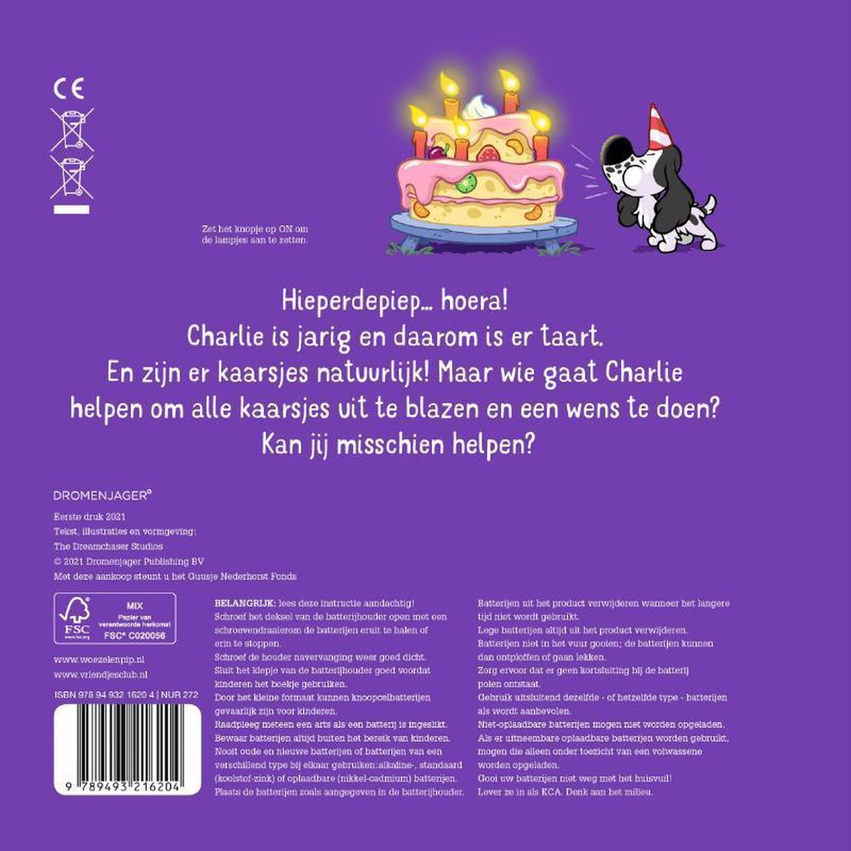 Woezel & Pip 2 - Hieperdepiep! - back cover
