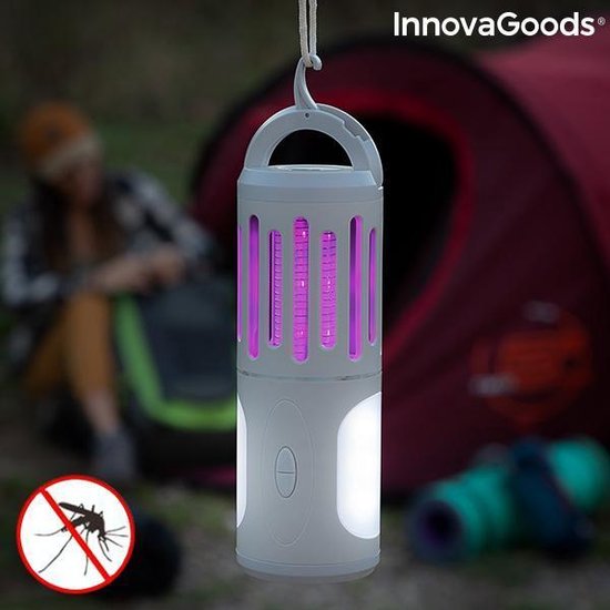 Lampe anti-moustique portable 3-en-1, lampe de poche et lanterne Kl Tower  InnovaGoods | bol.com