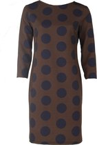 SRNDPTY Jurk Skyler Chocolate Dots bruin XXL