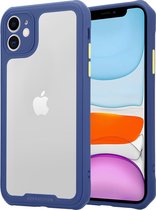 Shieldcase geschikt voor Apple iPhone 12 / 12 Pro - 6.1 inch full protection case - paars/blauw