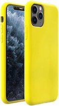 ShieldCase Silicone case geschikt voor Apple iPhone 12 Pro Max - 6.7 inch - optimale bescherming - siliconen hoesje - backcover - geel