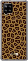 6F hoesje - geschikt voor Samsung Galaxy A42 -  Transparant TPU Case - Leopard Print #ffffff