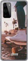 6F hoesje - geschikt voor OnePlus 9 Pro -  Transparant TPU Case - Skateboarding #ffffff