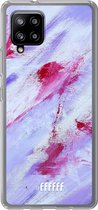 6F hoesje - geschikt voor Samsung Galaxy A42 -  Transparant TPU Case - Abstract Pinks #ffffff