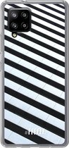 6F hoesje - geschikt voor Samsung Galaxy A42 -  Transparant TPU Case - Mono Tiles #ffffff