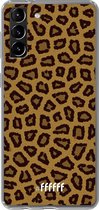 6F hoesje - geschikt voor Samsung Galaxy S21 -  Transparant TPU Case - Leopard Print #ffffff