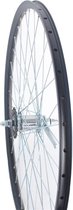 Achterwiel Remnaafwiel 28'' Dubbel velg Zwart (Chroom spaken) *Classic*