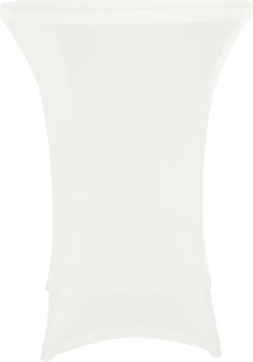 Practo Home Hoes statafel - 80x110 cm - Wit - Met extra beschermkap Meerkleurig