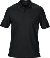 Gildan Heren Performance Sport Dubbel Pique Polo Shirt (Zwart)