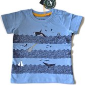 Blue Seven - jongens T-shirt - blauw