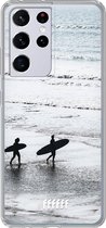 6F hoesje - geschikt voor Samsung Galaxy S21 Ultra -  Transparant TPU Case - Surfing #ffffff