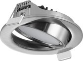 Ledmatters - Inbouwspot Nikkel - Dimbaar - 5 watt - 510 Lumen - 2700 Kelvin - Warm wit licht - IP44 Badkamerverlichting