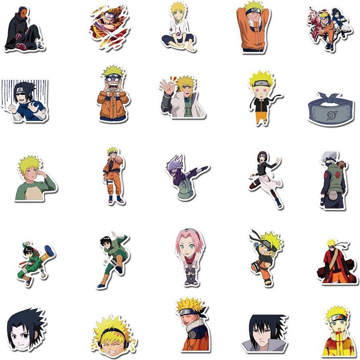 Naruto stickers Naruto 50 stuks Anime stickers Naruto manga