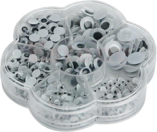 700x Wiebeloogjes - Wiebelogen - Knutselen - Googly Eyes - Knutselspullen voor kinderen - Blijderij