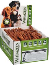 Whimzees veggie sausage M, LET OP ! PRIJS IS PER 5 STUKS, DUS GEEN DOOS VOL ! ZOALS OP DE AFBEELDING WORD GETOOND !