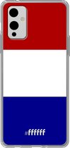6F hoesje - geschikt voor OnePlus 9 -  Transparant TPU Case - Nederlandse vlag #ffffff