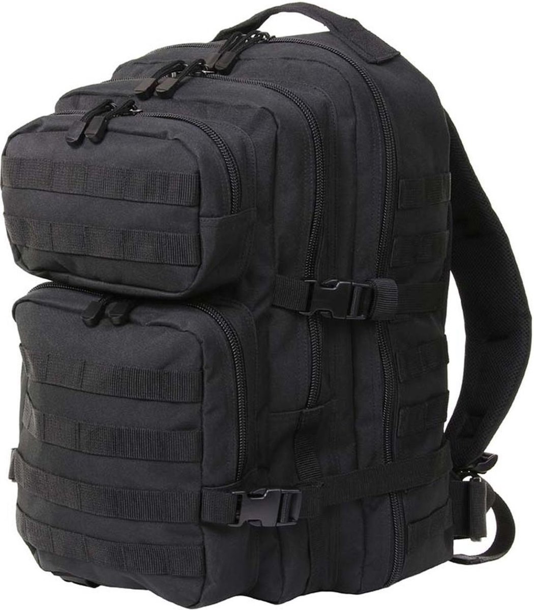 Nylon Backpack With Gold Hardware - Full Zipper Closure - W (783904)