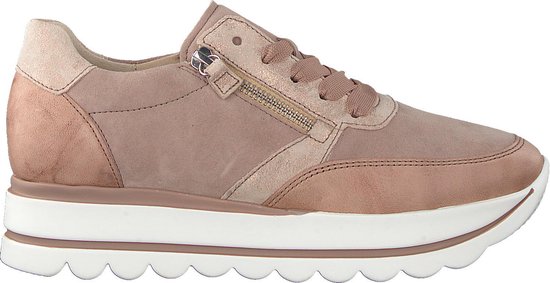 Gabor Dames Lage sneakers 24.410 - Roze - Maat 38,5 | bol.com