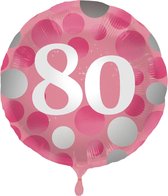 Folat - Folieballon Glossy Pink 80 - 45 cm