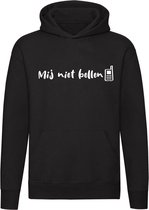 Mij niet bellen Hoodie | Chateau Meiland  | Martien Meiland | grappig | wijnen | gezeik | cadeau | trui | sweater | unisex | capuchon