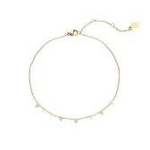 Enkelbandje Triangle Confetti | Goud