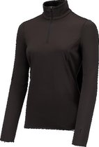 Falcon Flashlight dames ski pulli met rits donkergroen