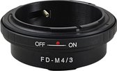 Adapter Canon FD lens naar Micro four thirds body M43 M4/3