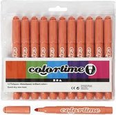 Colortime stift, lijndikte: 5 mm, mandarijn, 12stuks