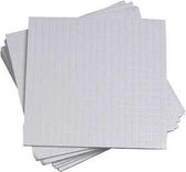 3D foam pads, afm 5x5 mm, dikte 1 mm, , 10vellen