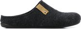 CM Comfort Vrouwen Stoffen Harde zool  Pantoffels / Sloffen - 66800228 - Antraciet - Maat 39