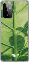 6F hoesje - geschikt voor Samsung Galaxy A72 -  Transparant TPU Case - Leaves Macro #ffffff