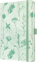 Sigel SI-JN327 Notitieboek Jolie Beauty A5 Hardcover Gelinieerd 'Moss Botanical'