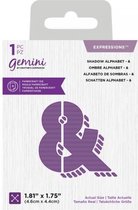 Gemini Expressions snijmal - Shadow Alphabet &