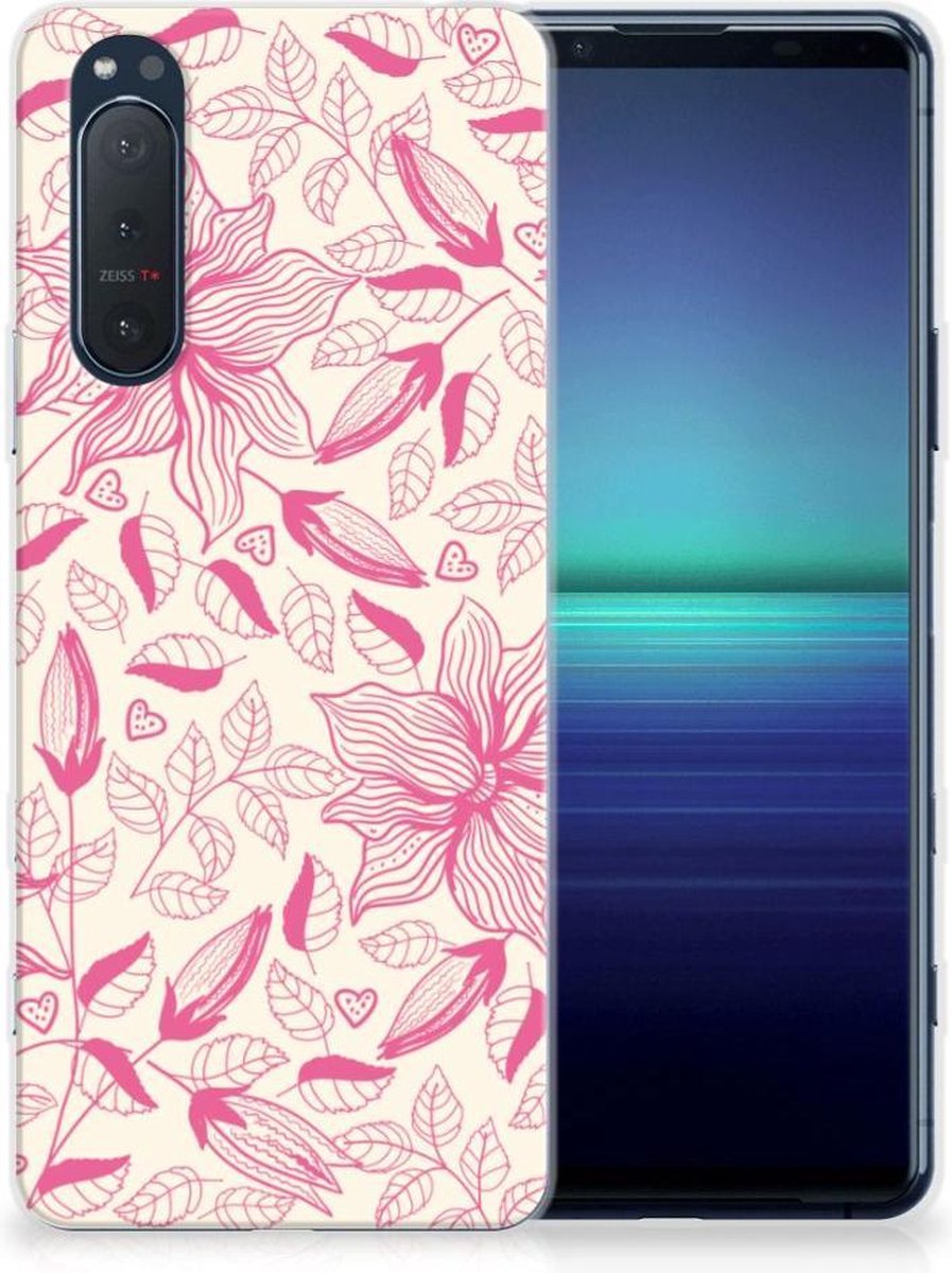 Sony Xperia 5II TPU Case Pink Flowers