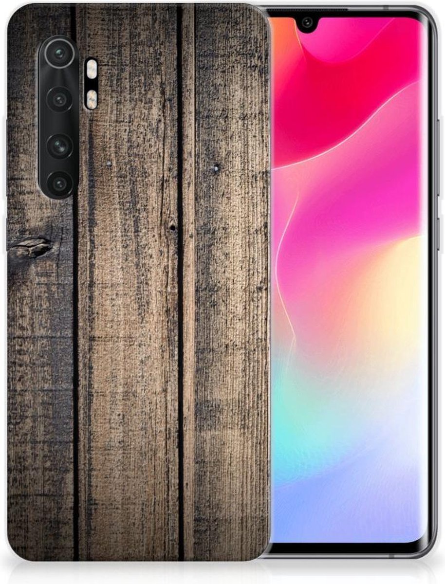 TPU Hoesje voor Xiaomi Mi Note 10 Lite Bumper Hoesje Steigerhout