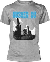 Hüsker Dü Heren Tshirt -L- Don't Want To Know If You Are Lonely Grijs