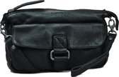 Bagsac Leren Schoudertas 6010 Zwart