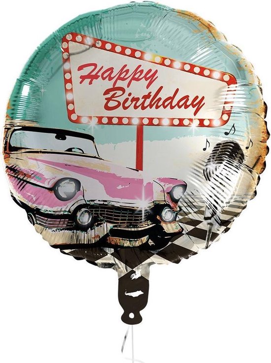 Boland Folieballon Happy Birthday Rock 