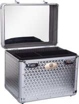 RelaxPets - Imperial Riding - Grooming Box Shiny - Silver - 38x28x32 cm