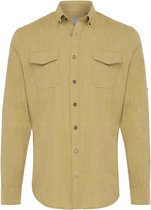 Tresanti Heren Overhemd Geel Flanel Button Down Regular Fit - 40