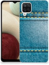 TPU Bumper Samsung Galaxy A12 Smartphone hoesje Jeans