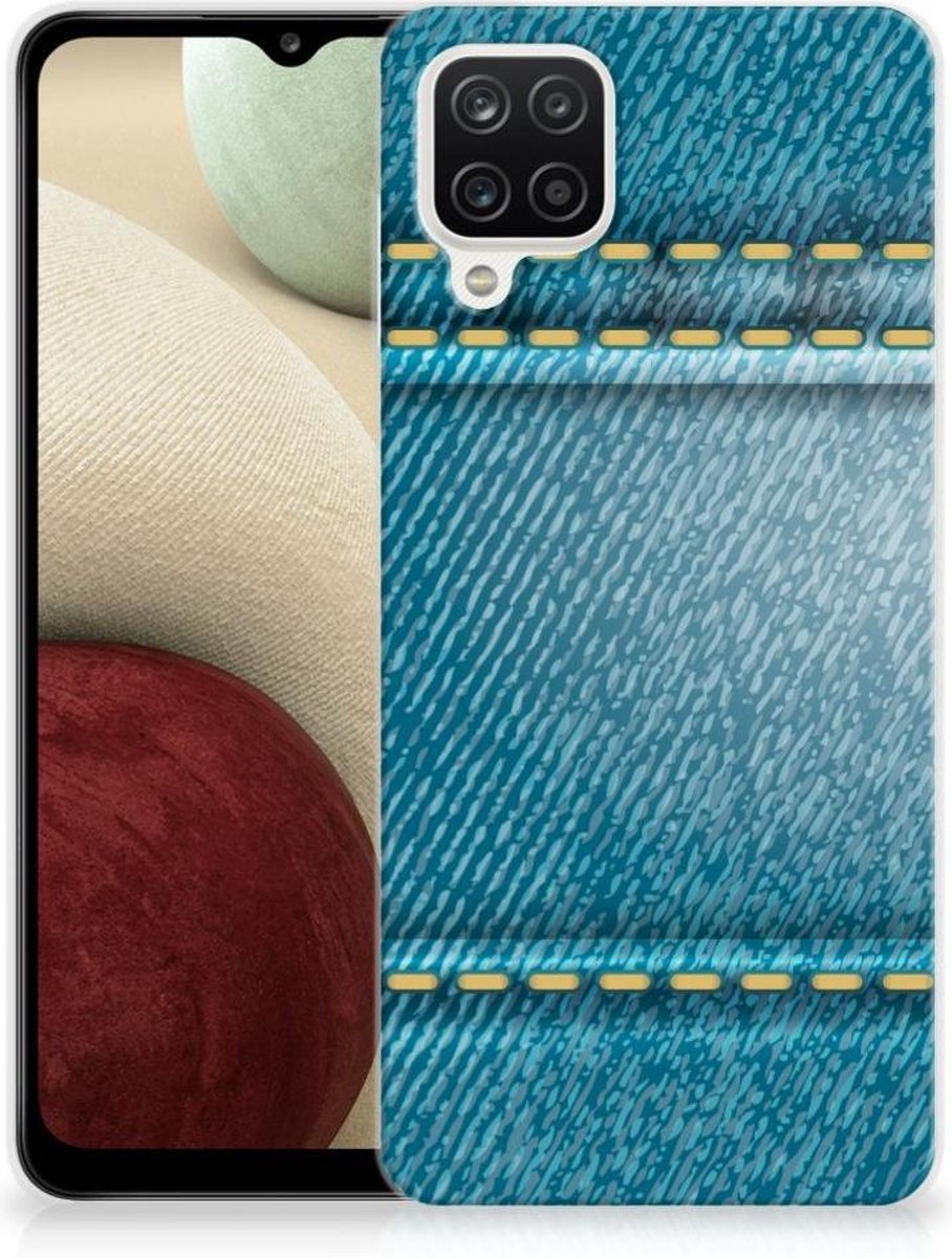 Samsung Galaxy A12 Silicone Back Cover Jeans