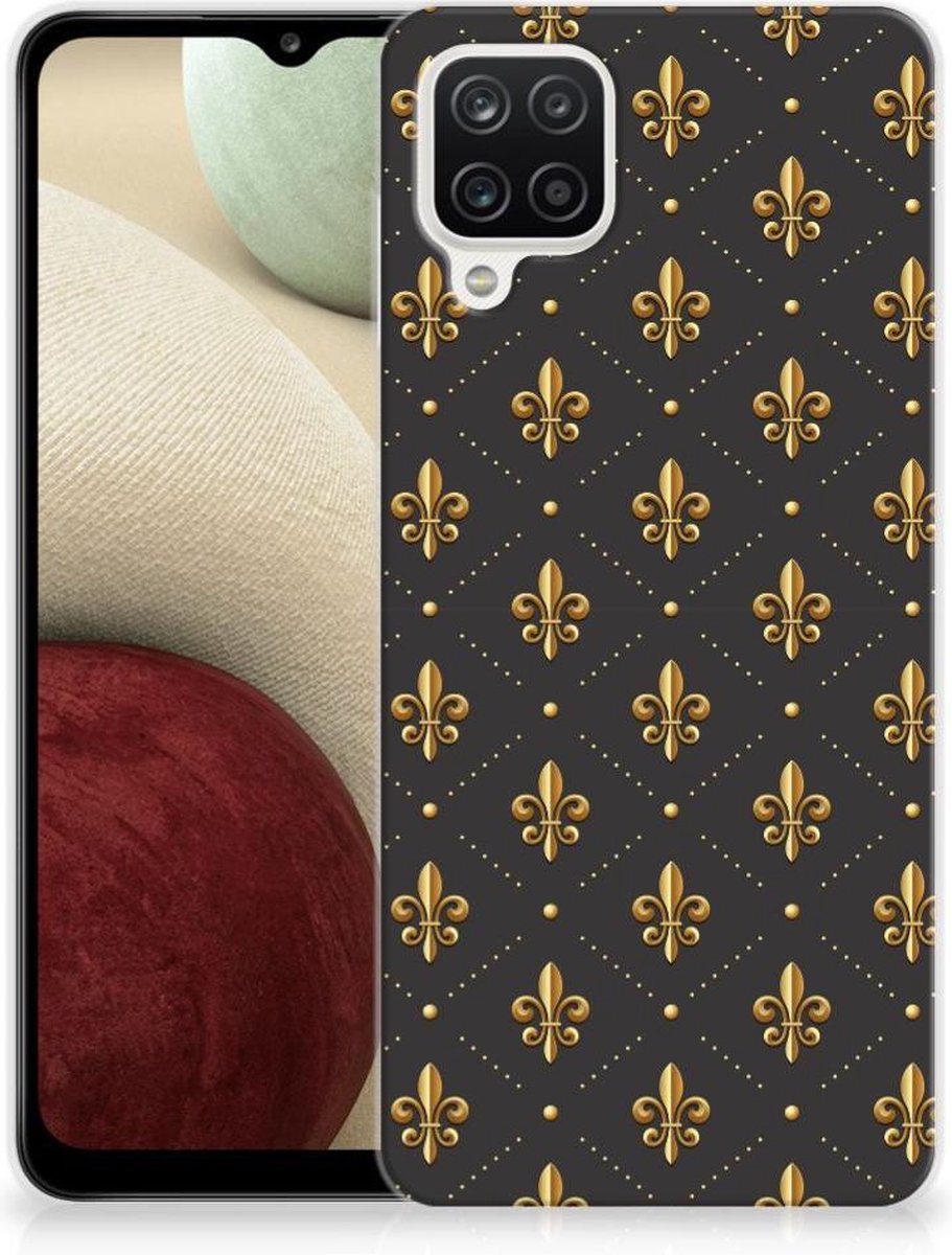 Samsung Galaxy A12 TPU bumper Franse Lelie