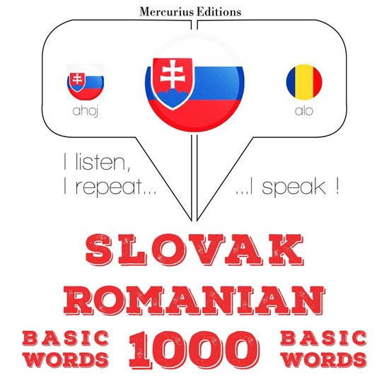 Slovenský - Rumunský: 1000 základných slov - cover