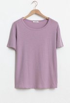 Sissy-Boy - Roze basic T-shirt met ronde hals