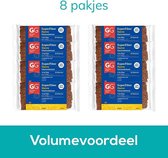 GG Bran | Crispbread Crackers | Tarwe & Haverzemelen Knäckebröd | 8 stuks | 8 x 100 g  | Eiwitrijke voeding | Koolhydraatarme Crackers   | Snel afvallen zonder poespas!