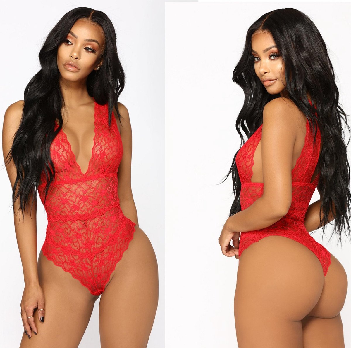 Goedkoopste BODYSTOCKING - sexy - erotisch - rood