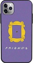 Friends telefoonhoesje Iphone 11 | Deurbel Frame | Friends TV-Show Merchandise | Paars